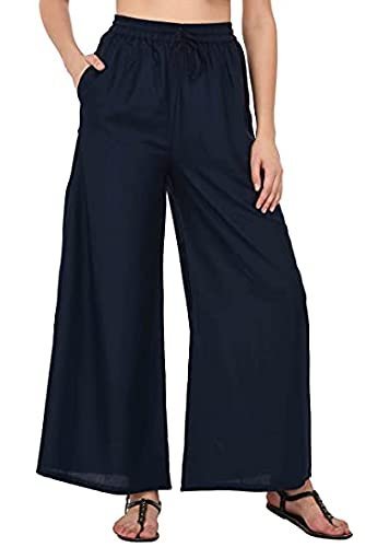 GIRLYZ Attire Fashionable Trendy Stylish Sarina Fabric Ankle Length Palazzo Free Size