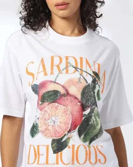 Women Graphic Print Boxy Fit Crew-Neck T-Shirt